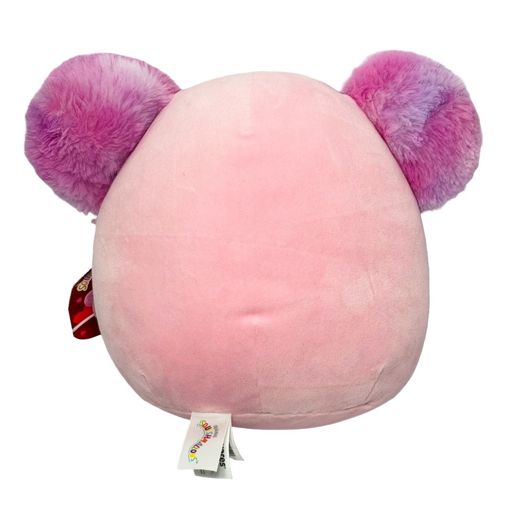 Squishmallows Kaelea the Koala Pink Valentine Plush Fuzzy Ears 8 inch New 2024 - Picture 2 of 10